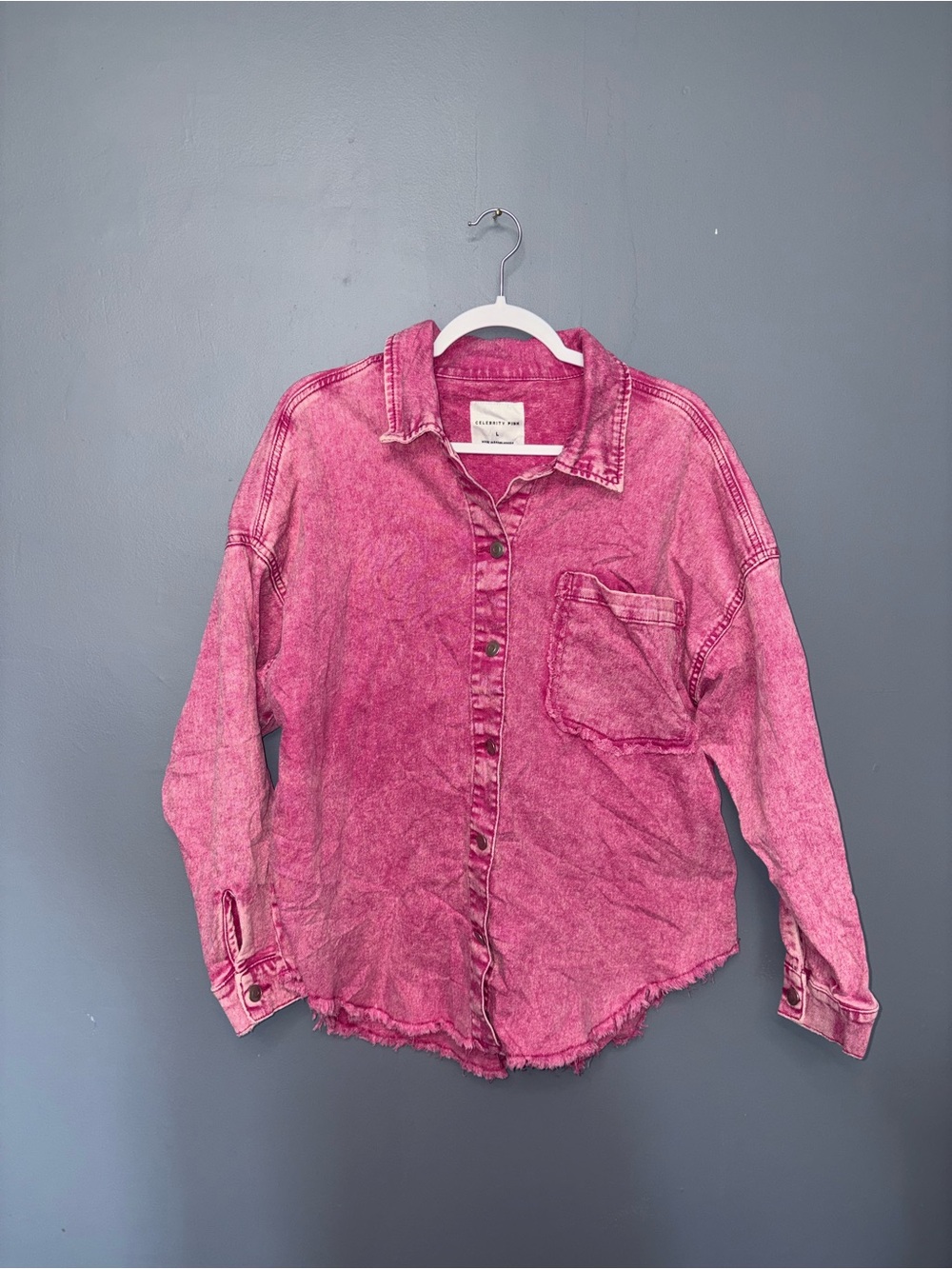 Celebrity Pink | Pink Denim Jacket